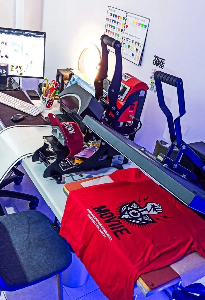 Custom printed t-shirt design with vibrant graphics