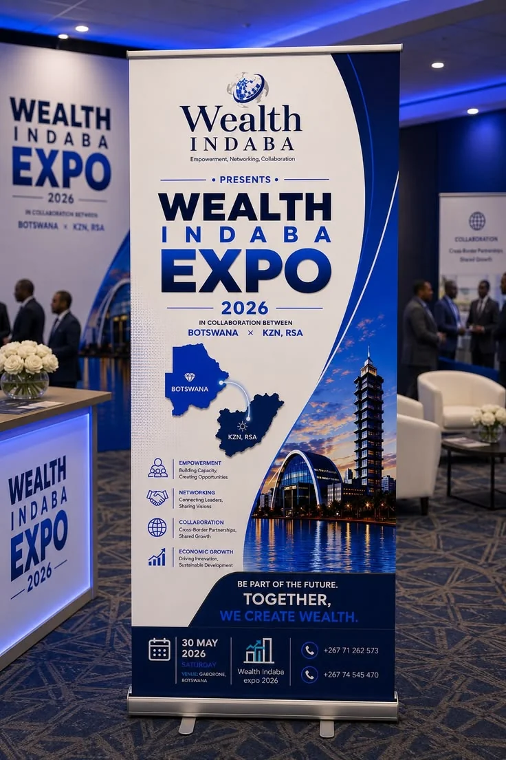 Large format banner and signage design for event promotion